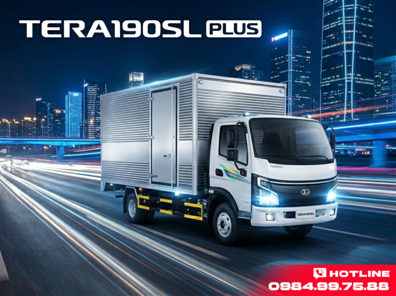 Xe tải Tera190SL Plus thùng kín 1.8 tấn
