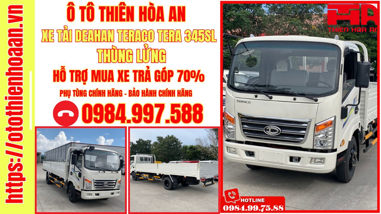 Báo Giá Xe Tải Tera 345SL Thùng Lửng