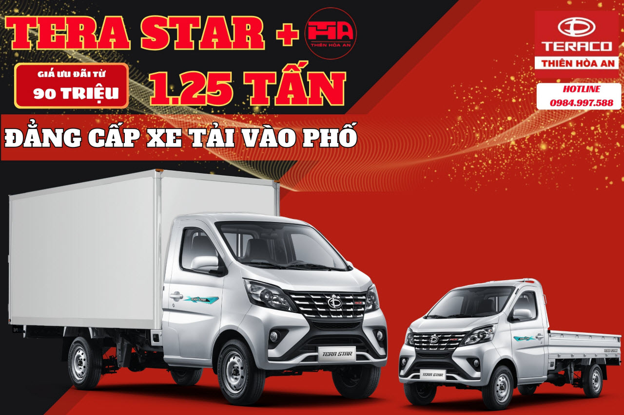 Xe tải Tera Star 1.25 Tấn