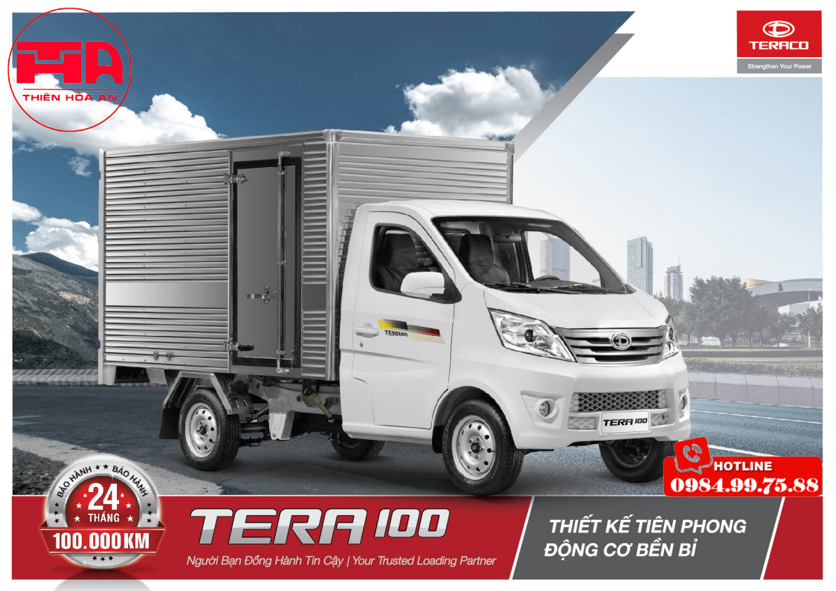 Đại lý xe tải Tera 100 990kg tại Hải Phòng