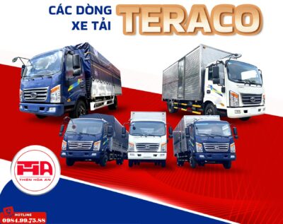 Xe tải Teraco có những mức tải trọng nào?