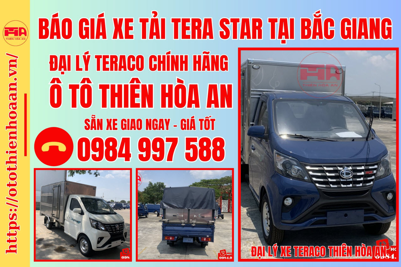 Xe tải Tera Star tại Bắc Giang