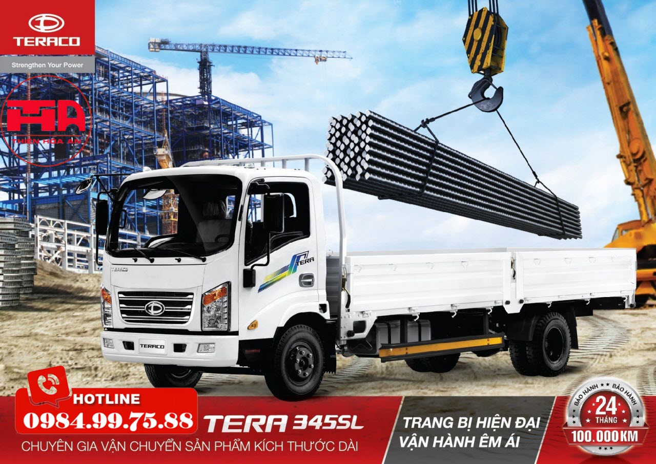 Xe tải Teraco Tera 345SL 3.5 Tấn Euro5