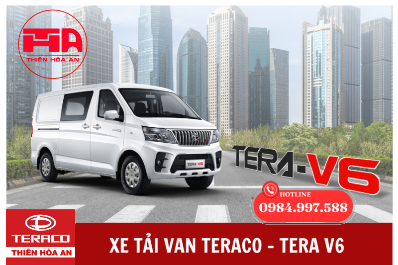 giá xe tải Tera V6 2 chỗ