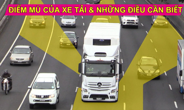 điểm mù xe tải