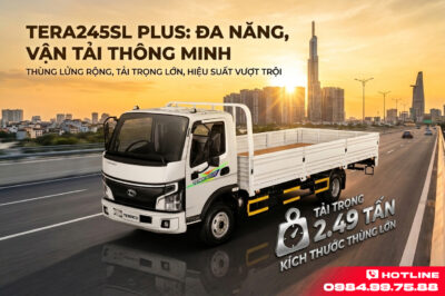 Xe tải Tera 245SL Plus thùng lửng 2.49 tấn