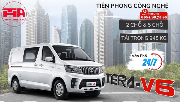 xe tai van tera v6 945kg 1