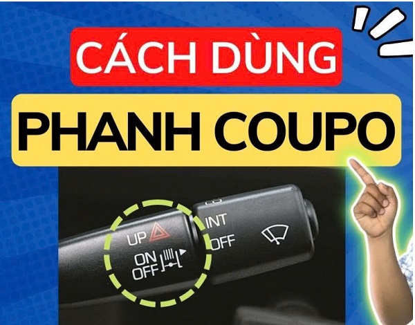 cách dùng phanh cúp bô