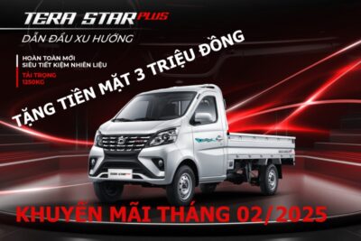 CHƯƠNG TRÌNH KHUYẾN MẠI XE TERACO T02/2025